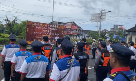 Apel dan Penyerahan Motor Listrik untuk Patroli Dishub Denpasar